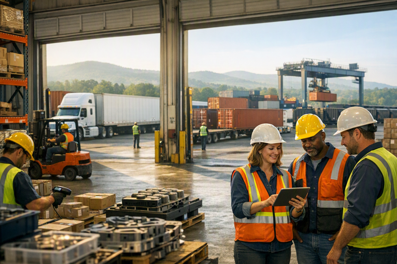 Warehousing Near Inland Port Greer: What a Record 200,000 Rail Moves Means for Upstate Manufacturers